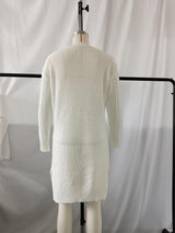 Cable Knit Midi Sweater Dress