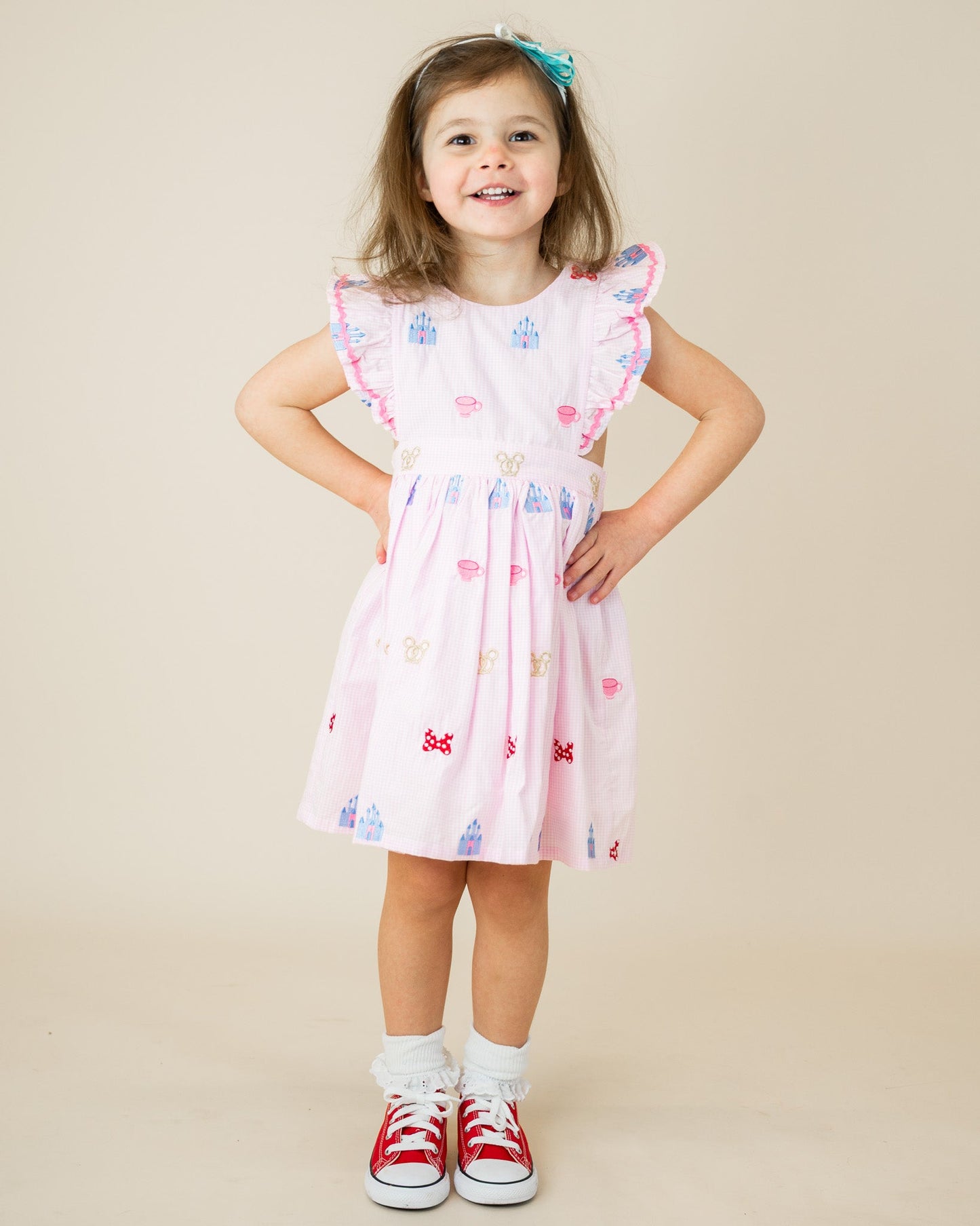 Park Fun Embroidered Penny Dress
