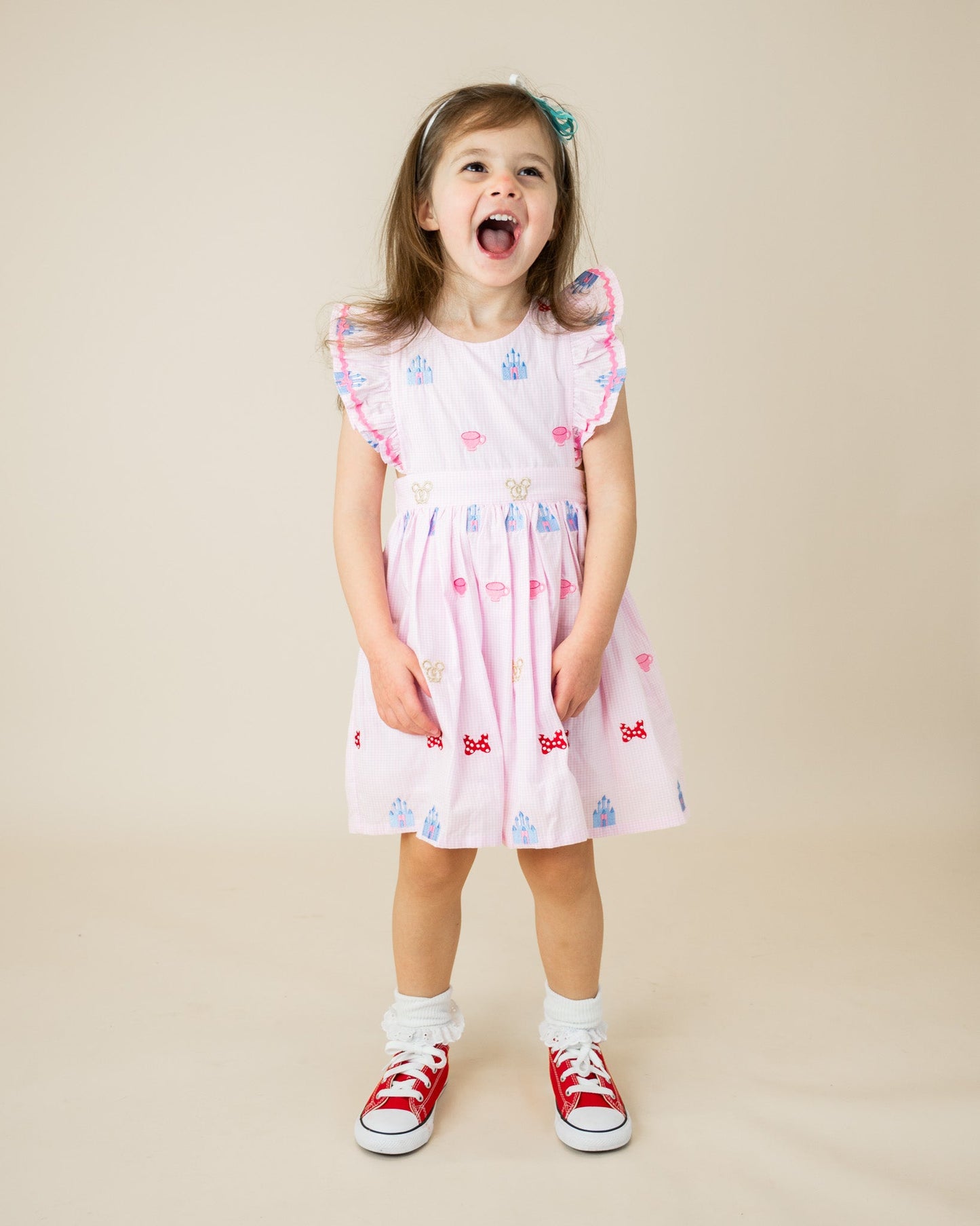 Park Fun Embroidered Penny Dress