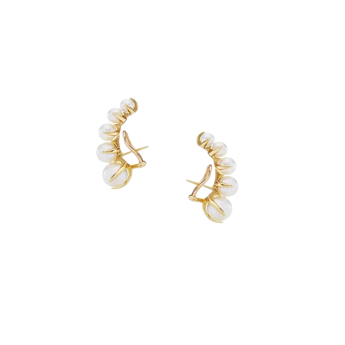 Verdun Hoop Gold Earrings-0
