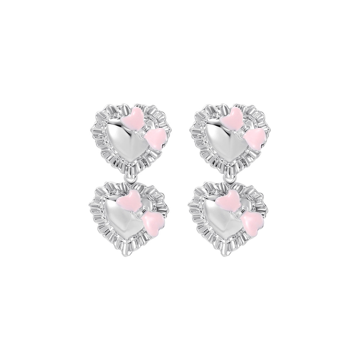 Valentina 'I Love Silver Earrings-0