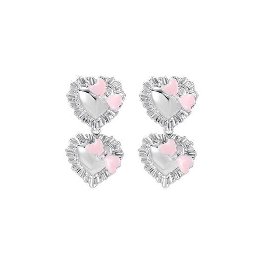 Valentina 'I Love Silver Earrings-0