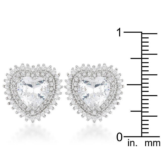 Halo Heart Earrings-1