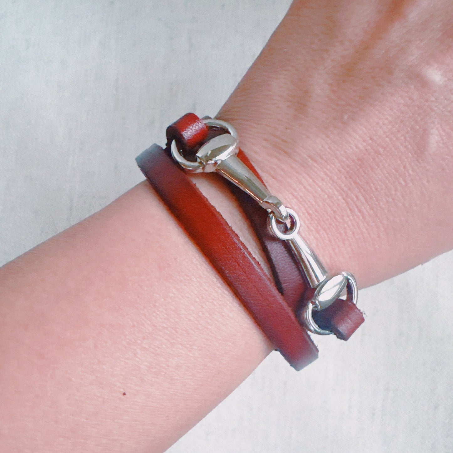 Classic Equestrian Double Wrap Bracelet