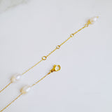 Esther Freshwater Pearl Station Necklace