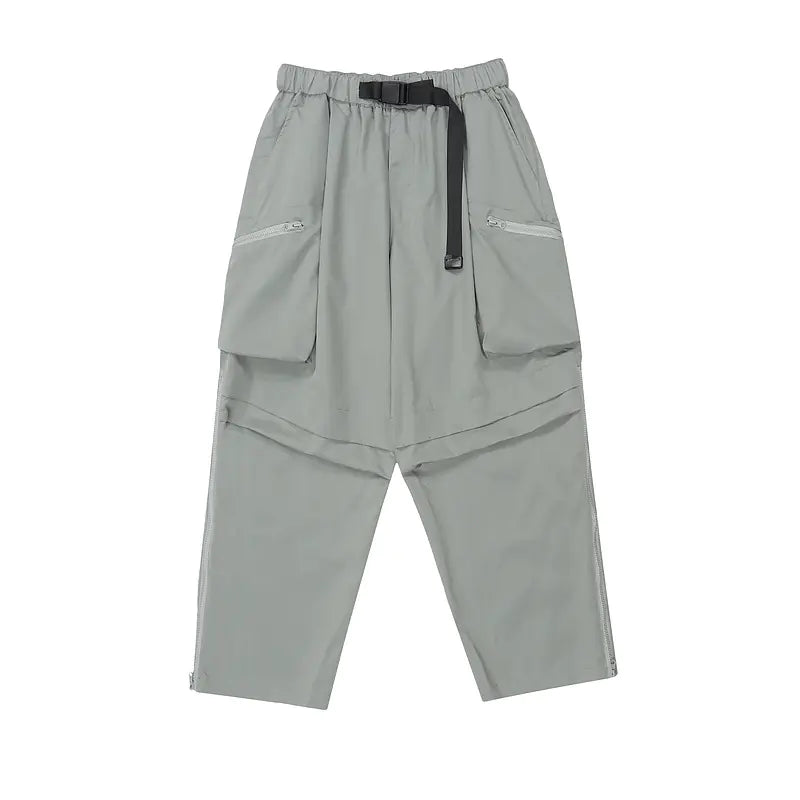 Men's 4XL Skater Style Multi-Pocket Tactical Loose Windproof Cargo Pants