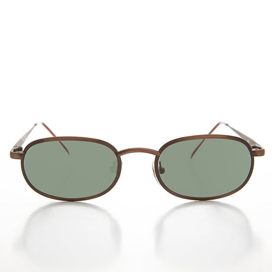 Oval Alloy Vintage Sunglasses - Hall