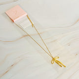 Stylist Bow Pendant Necklace