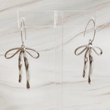 Stylist Bow Drop Earrings