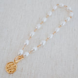 Golden Bee Baroque Necklace