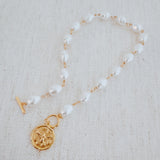 Golden Bee Baroque Necklace