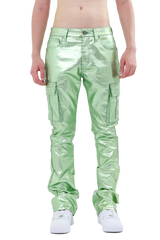 ASJ8069 METALLICA DIP STACKED JEANS