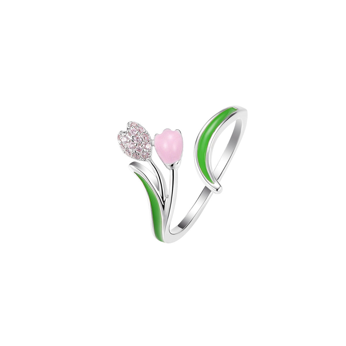 Gorgeous Tulip Pink Ring-0