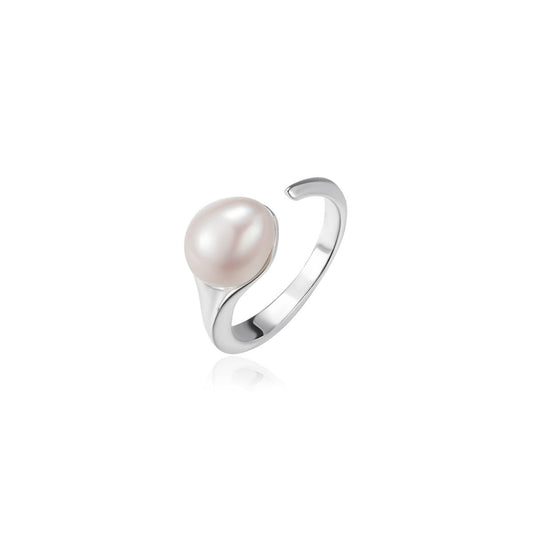 Sleek Debut Silver Ring-0