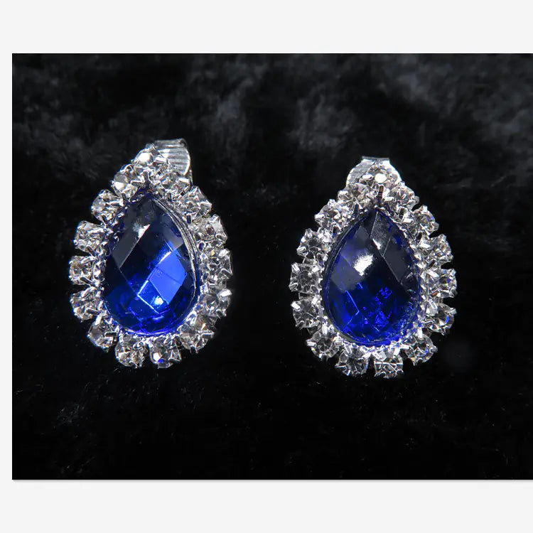 Classic Bridal Jewelry Set with Necklace and Earrings