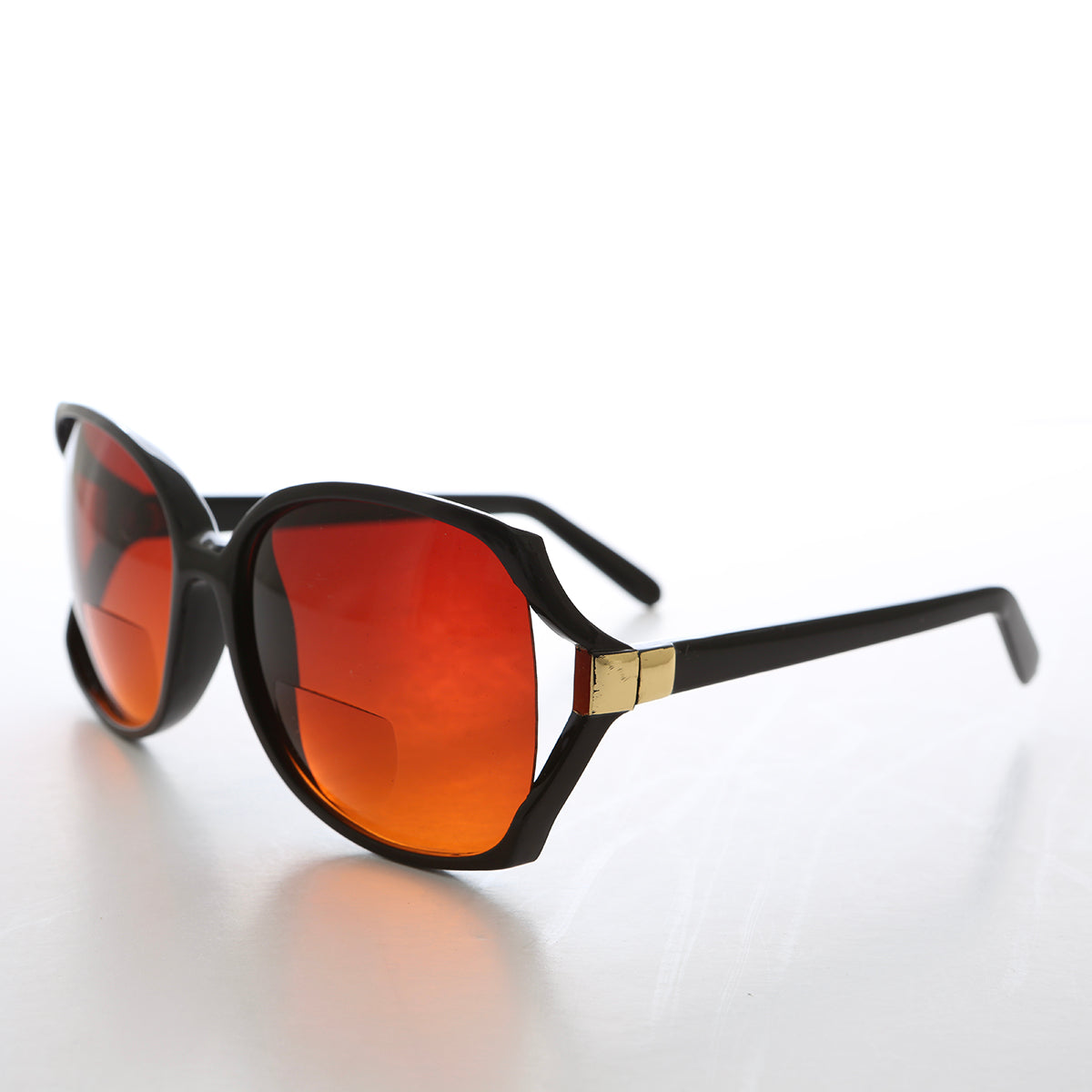 Women's Orange Lens Bifocal Reading Sunglasses - Nancy