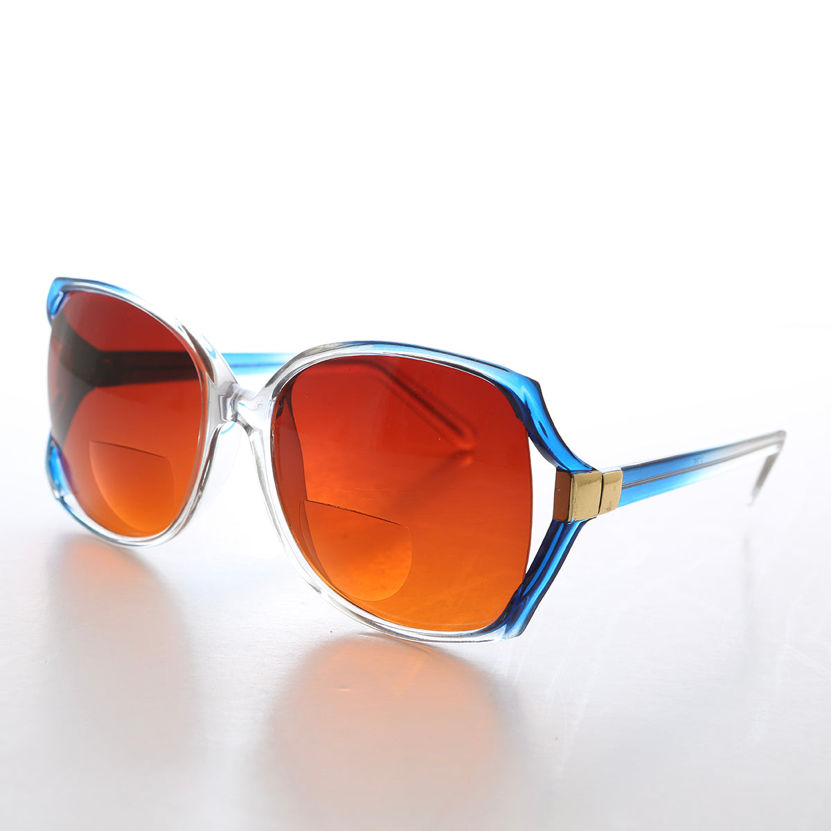 Women's Orange Lens Bifocal Reading Sunglasses - Nancy