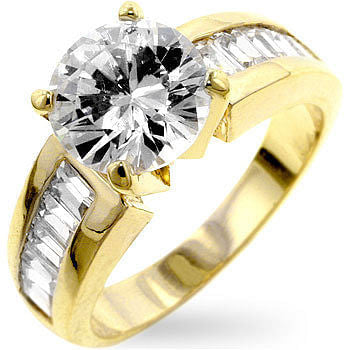 Antoinette Golden Engagement Ring-0