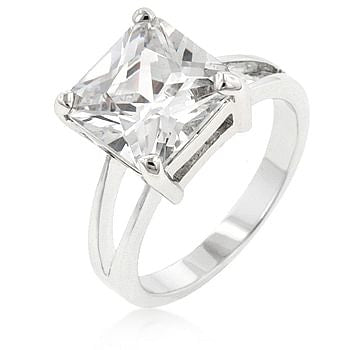 Cubic Zirconia Gypsy Ring-0