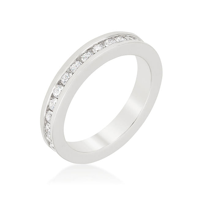 Channel Set Eternity Band-0