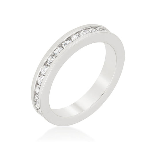 Channel Set Eternity Band-0