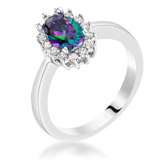 Mystic CZ Petite Oval Ring-1