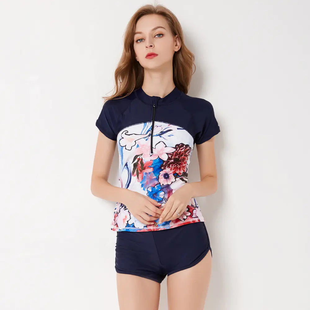 Plus Size Women's Two-Piece Swimwear Set