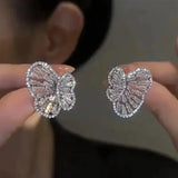 Elegant Crystal Drop Earrings for Bridal - Fashion Dangle Jewelry | Femstylo