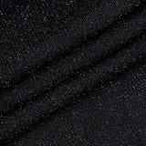 Sexy 90s Cowl-Neck Rave Dress - Glitter Y2K Clubwear | Femstylo