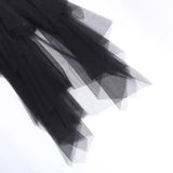 Punk Sexy Anime /  High-Waisted Goth-Style Mesh Skirt - Festival Wear