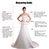 Exquisite A-line Backless Side-Split Bridal Gown Featuring Floral Appliques & Plunging V Neck