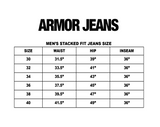 AJS692 LACE LAYERS STACKED JEANS