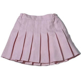 Summer Girl Pleated Skirt Children Summer Skirt Girls Mini Skirts Vintage Pleated Skirt 3-13Y Junior Girls Ruched Cullottes
