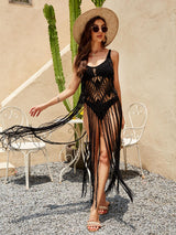 Long Tassel Beach Cover-Up