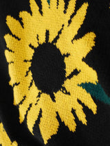 Sunflower Pattern Embroidery Knit Sweater | NCS