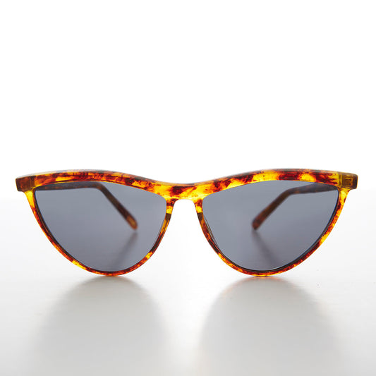 Thin Pointed Tip Vintage Cat Eye Sunglass - Tiff