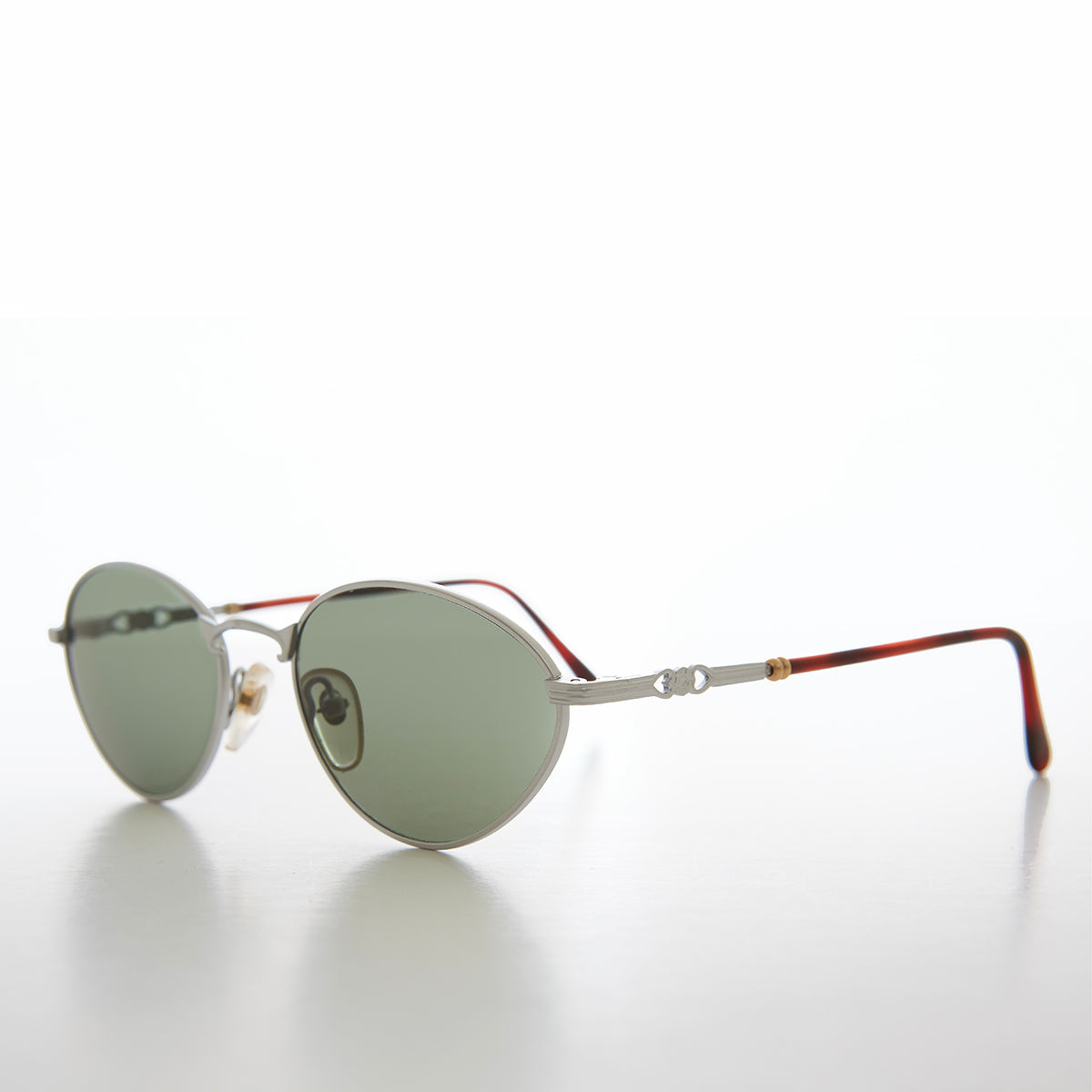 Simple Oval Minimal Vintage Sunglasses - Torres