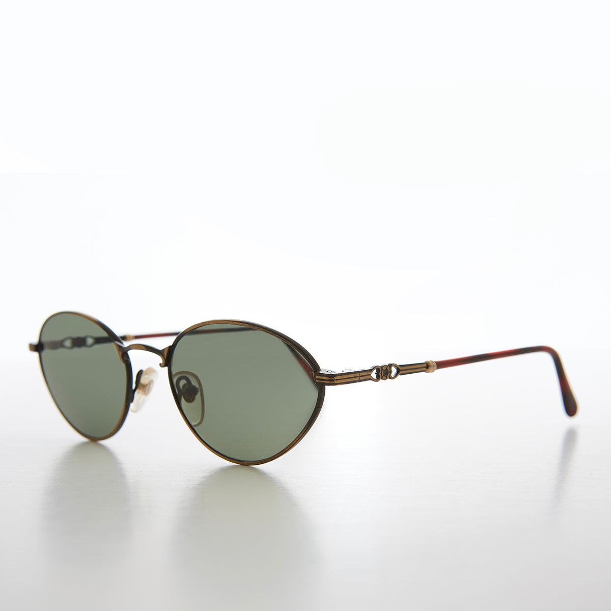Simple Oval Minimal Vintage Sunglasses - Torres