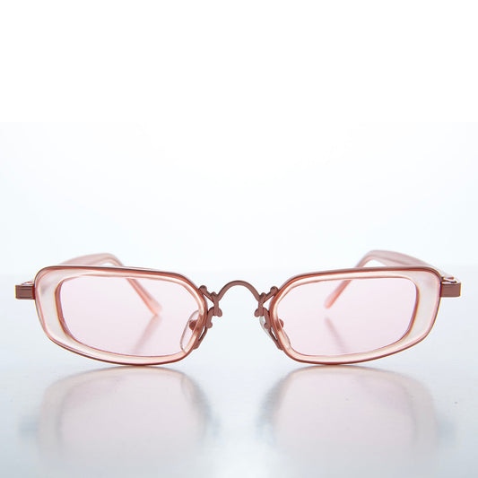Colorful Rectangle Vintage Sunglasses - Wiggins