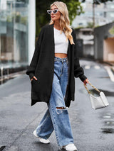 Women Long Split Hem Knitwear Sweater | NCS