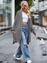 Women Long Split Hem Knitwear Sweater | NCS