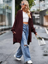 Women Long Split Hem Knitwear Sweater | NCS