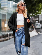 Women Long Split Hem Knitwear Sweater | NCS