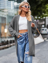 Women Long Split Hem Knitwear Sweater | NCS