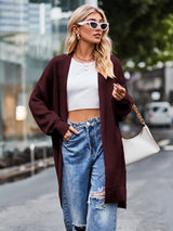 Women Long Split Hem Knitwear Sweater | NCS