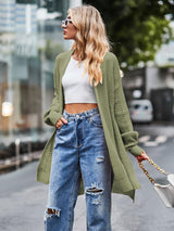Women Long Split Hem Knitwear Sweater | NCS