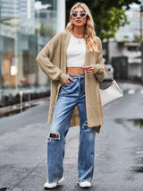 Women Long Split Hem Knitwear Sweater | NCS