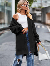 Women Long Split Hem Knitwear Sweater | NCS