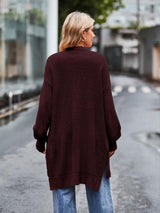 Women Long Split Hem Knitwear Sweater | NCS