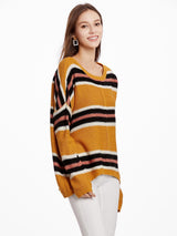 Multicolor Knit Pullover
